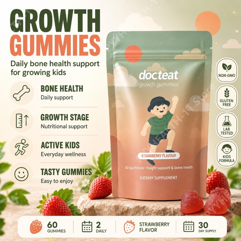 Health Wellness Gummies - Kids Calcium Gummies Vitamin D3 K2