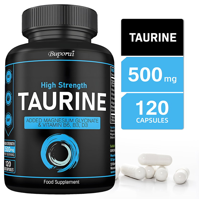Longevity Health & Wellness Hotel - Taurine Supplement 1500mg - Beneficial for