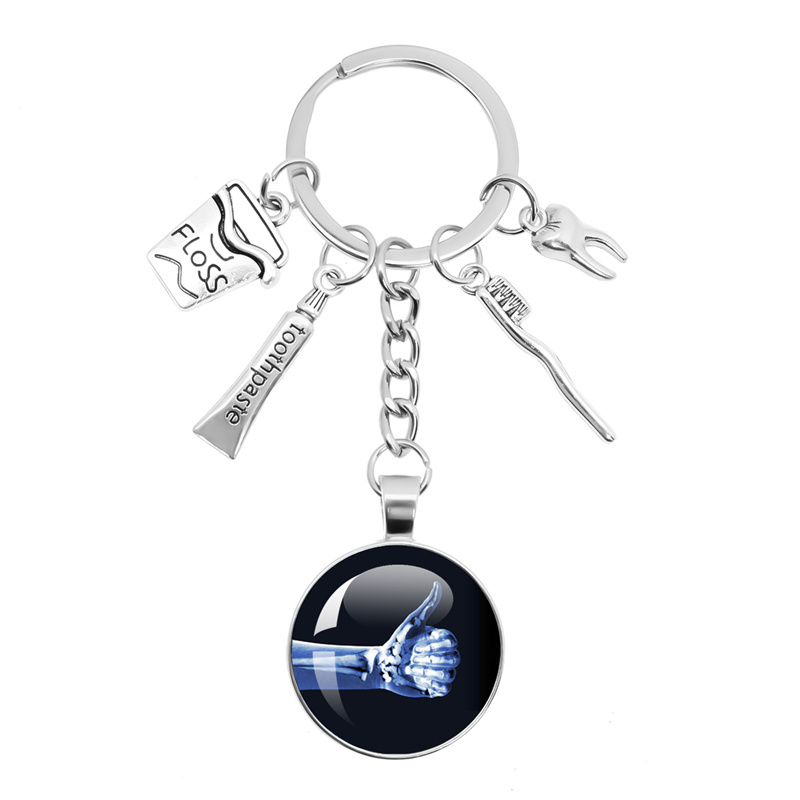 Xbody Health & Wellness Functional Integrative Medicine Office & Medical Spa Wayne - X-ray Film Keychain Human Body Image