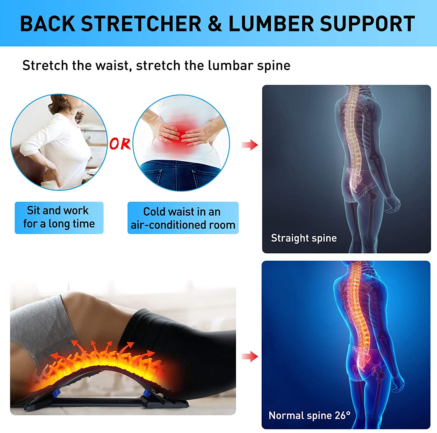 Magnet Massage Set Up Benches  - Posture Corrector Back Brace 评论和价格