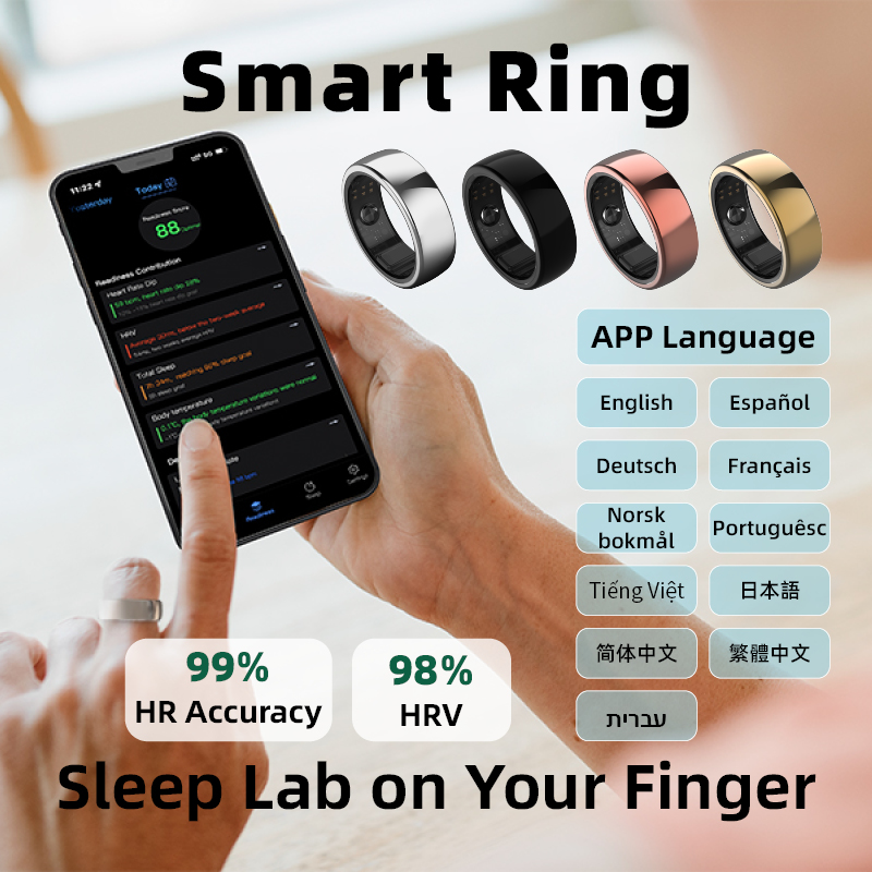 Smart Ring Body Temperature Ne - Wellness Health. Ring 评论和价格