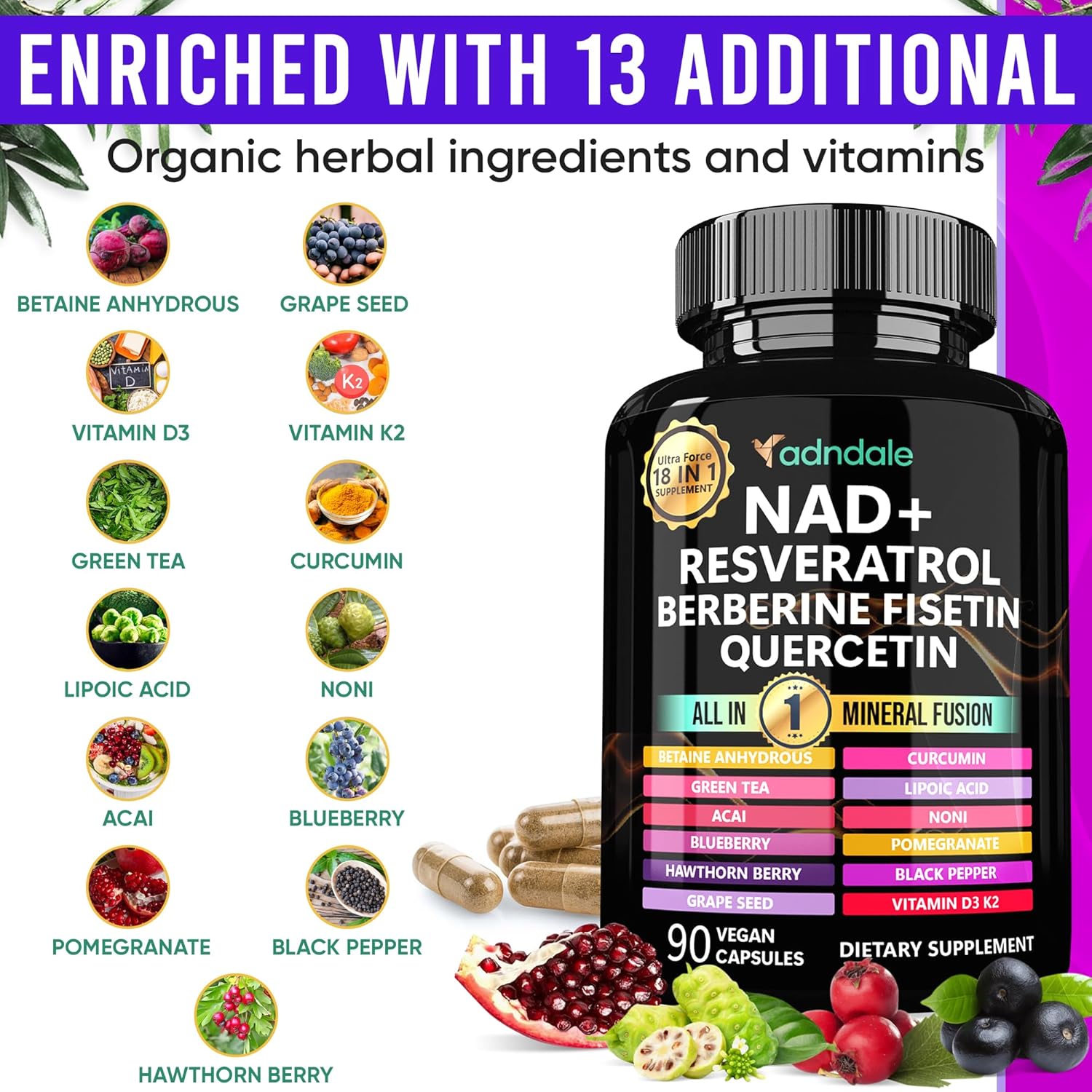 90pcs NAD Supplement - Longevi - Longevity Health & Wellness Hotel 评论和价格