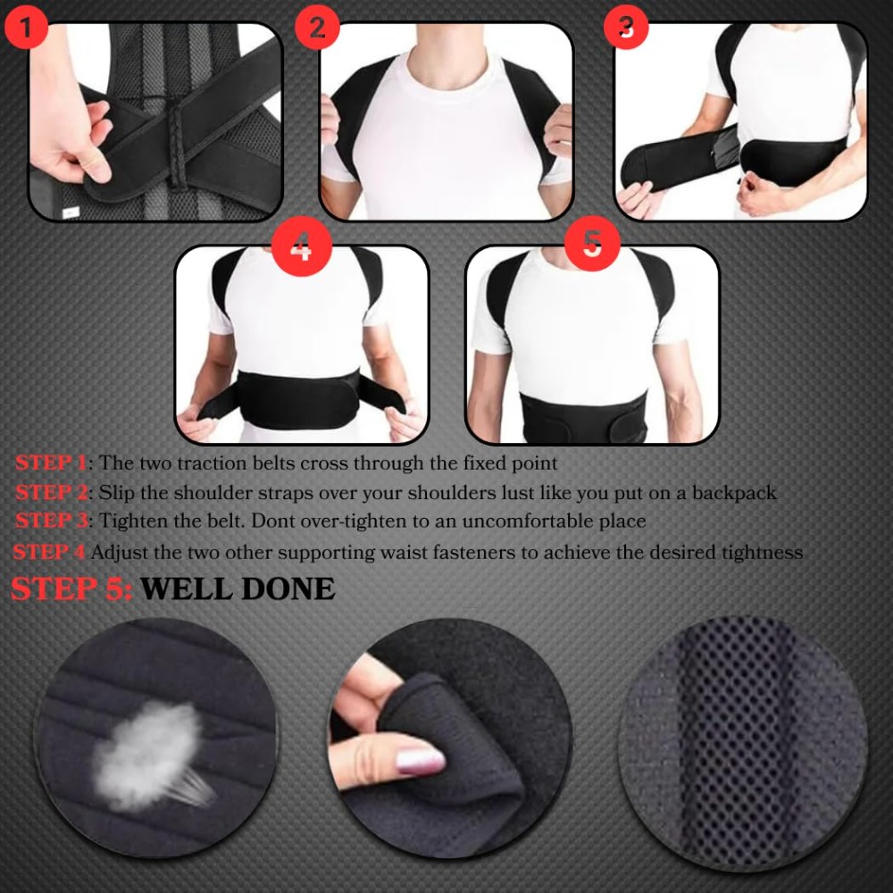Posture Corrector for Men & Wo - Posture Corrector Back Brace 评论和价格