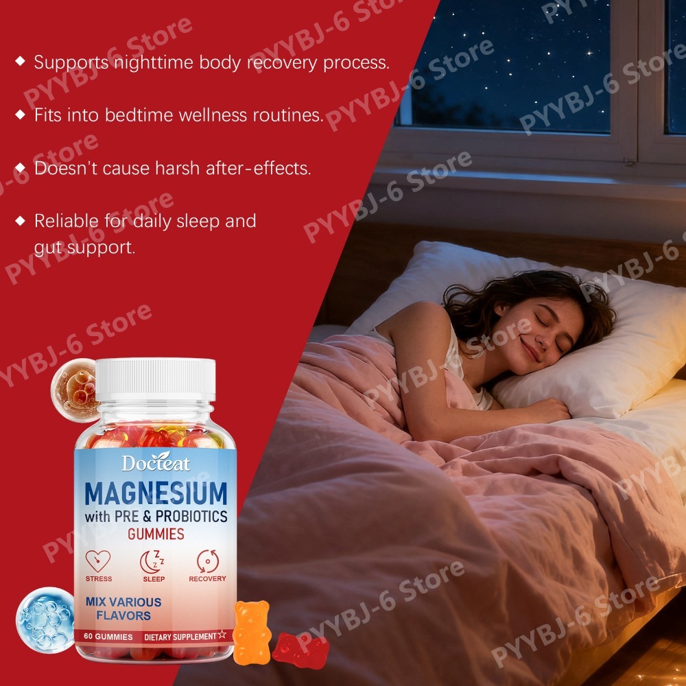 Magnesium Gummies with Pre &Pr - Health Wellness Gummies 评论和价格