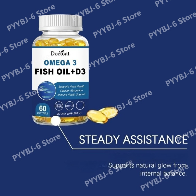 Omega-3 Fish Oil Supports Card - Wellness Health Nutrition 评论和价格